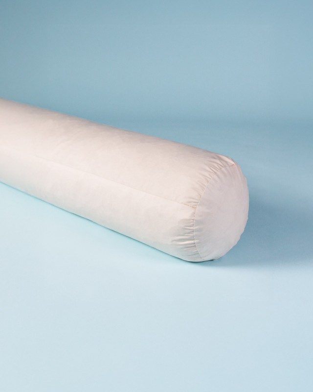 Traversin Authentique percale & garnissage plumes de canard