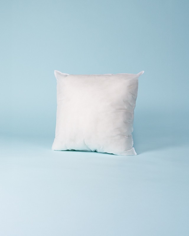 Coussin intissé & garnissage fibre siliconée régénérée