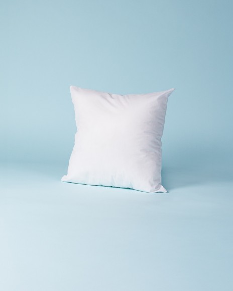 Coussin polycoton & garnissage fibre siliconée recyclée
