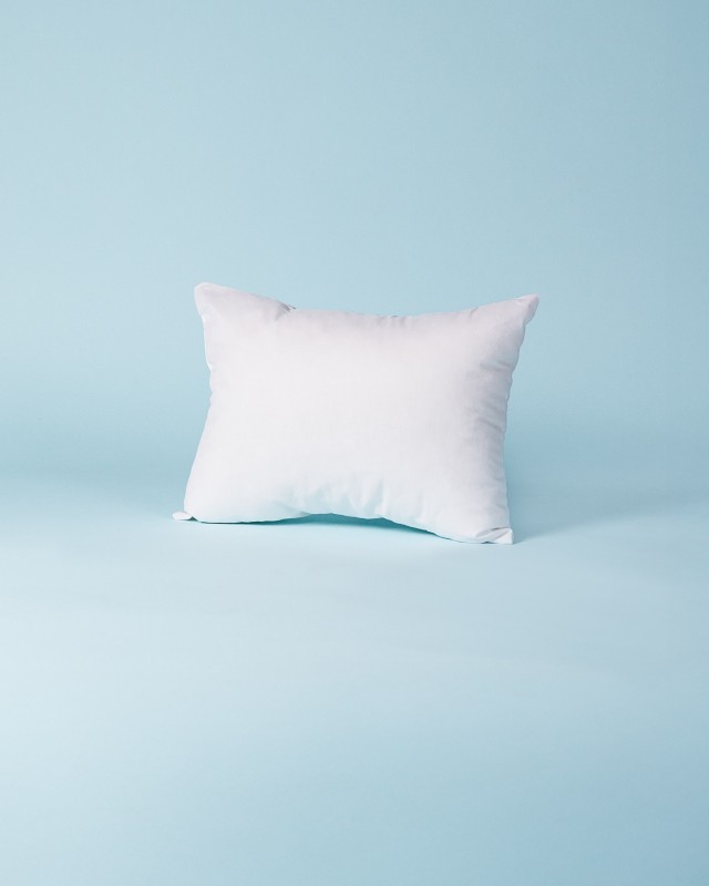 Coussin 100% coton & fibre Confort Luxe