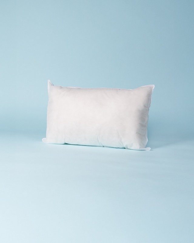 Coussin intissé & garnissage fibre siliconée neuve avec fermeture par ultrasons